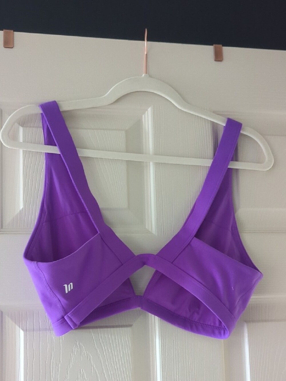 Muscle Nation Purple V-Neck Bralette - Picture 3 of 3